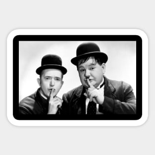 Dick & Doof Funny Silent Movies 1951s Comedy Fans Gift Sticker